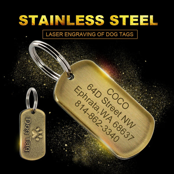 Load image into Gallery viewer, Brushed Pawz Pet Tag - Personalised Engraving