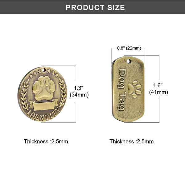 Load image into Gallery viewer, Brushed Pawz Pet Tag - Personalised Engraving