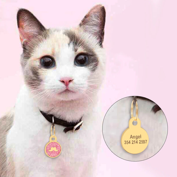 Load image into Gallery viewer, Gold Paw Pet Tag - Personalised Engraving