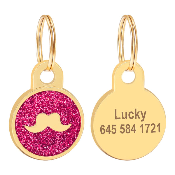 Load image into Gallery viewer, Gold Paw Pet Tag - Personalised Engraving