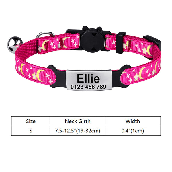 Load image into Gallery viewer, Moon Dust - Personalised Cat Collar