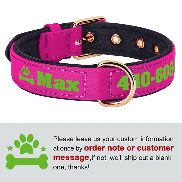 Load image into Gallery viewer, Bold Print - Personalised Collar