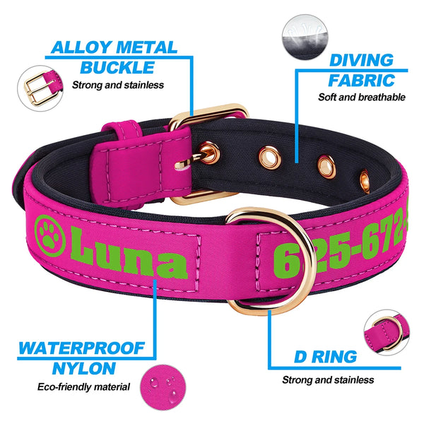 Load image into Gallery viewer, Bold Print - Personalised Collar