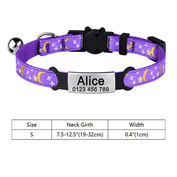 Load image into Gallery viewer, Moon Dust - Personalised Cat Collar