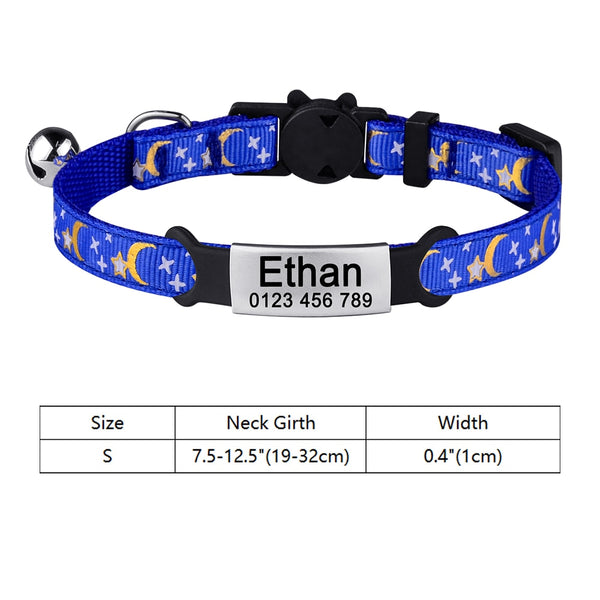 Load image into Gallery viewer, Moon Dust - Personalised Cat Collar