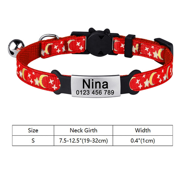 Load image into Gallery viewer, Moon Dust - Personalised Cat Collar