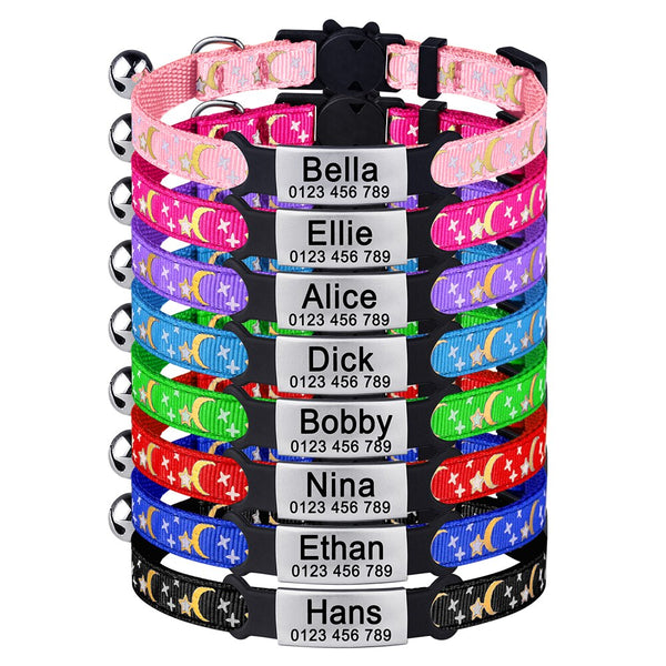 Load image into Gallery viewer, Moon Dust - Personalised Cat Collar