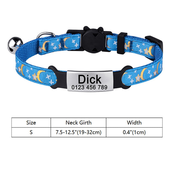 Load image into Gallery viewer, Moon Dust - Personalised Cat Collar