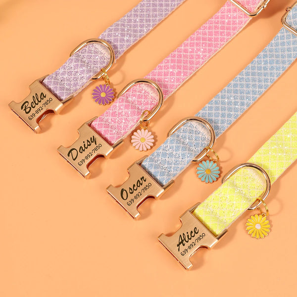 Load image into Gallery viewer, Daisy Chain - Personalised Collar