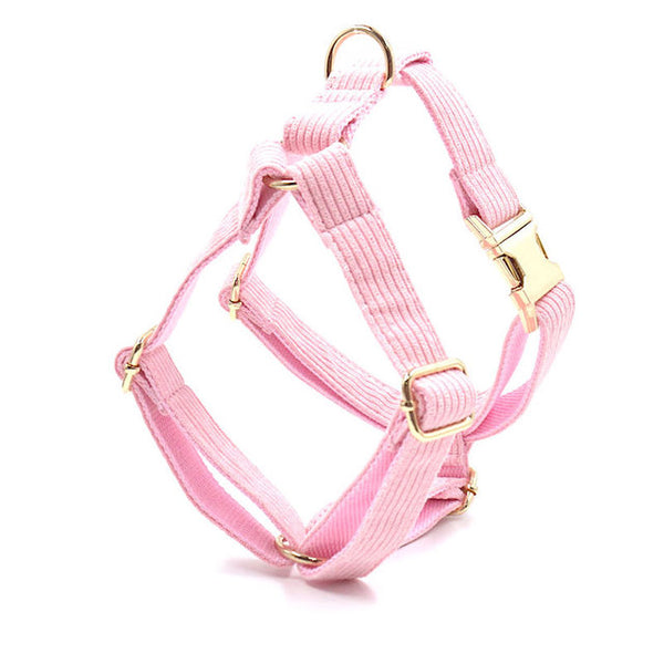 Load image into Gallery viewer, Corduroy Crush Baby Pink - Personalised Harness