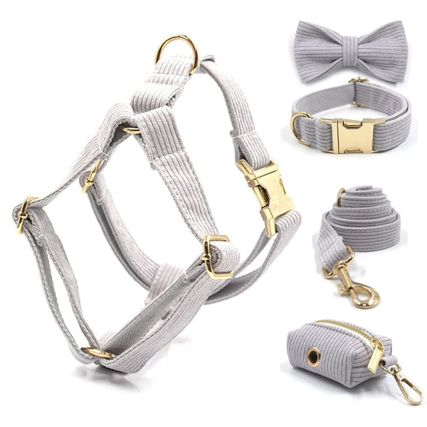 Load image into Gallery viewer, Corduroy Crush Slate - Personalised Harness