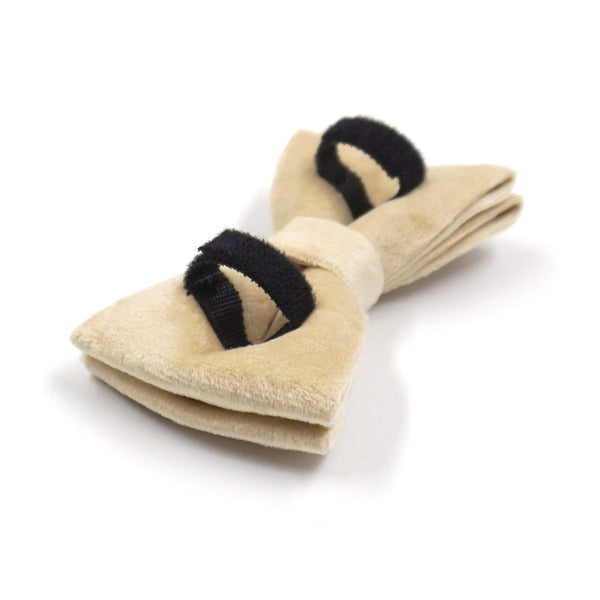 Load image into Gallery viewer, Luxury Velvet Crush Beige - Leash, Poop Bag Holder & Personalised Collar