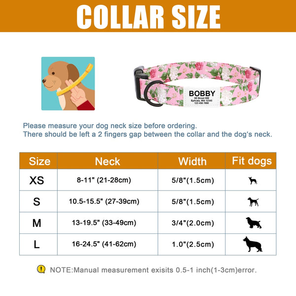 Load image into Gallery viewer, Floral Dream Print - Personalised Collar
