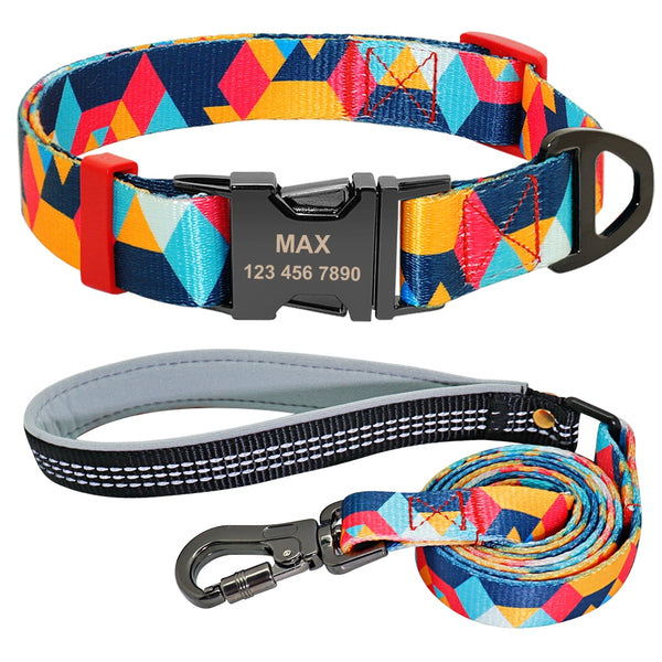 Load image into Gallery viewer, Colour Pop - 2 Piece Set - Leash & Personalised Collar