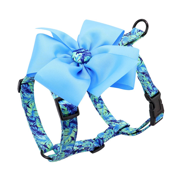 Load image into Gallery viewer, Spring Floral Bow Harness