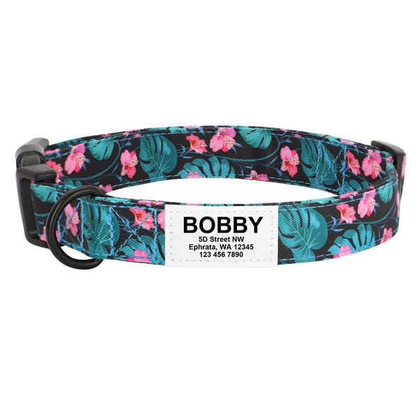 Load image into Gallery viewer, Floral Dream Print - Personalised Collar