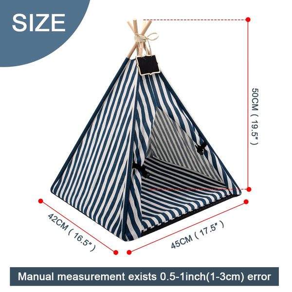 Load image into Gallery viewer, Tee Pee Tent Pet Bed