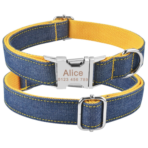 Load image into Gallery viewer, Daily Denim - Personalised Collar