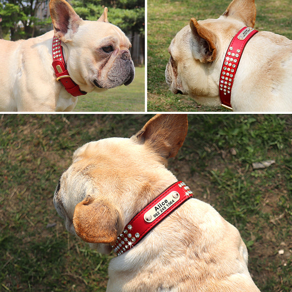 Load image into Gallery viewer, Diamonds and Pearls - Personalised Collar