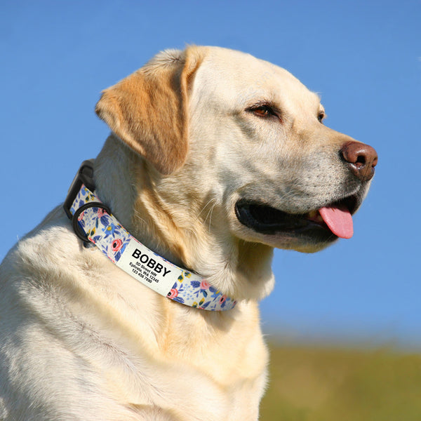 Load image into Gallery viewer, Floral Dream Print - Personalised Collar