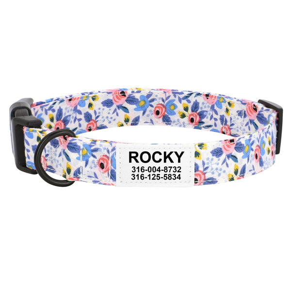 Load image into Gallery viewer, Floral Dream Print - Personalised Collar