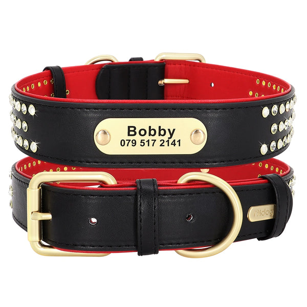 Load image into Gallery viewer, Diamonds and Pearls - Personalised Collar