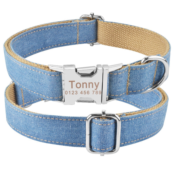 Load image into Gallery viewer, Daily Denim - Personalised Collar
