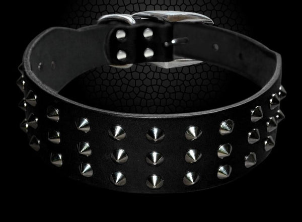 Load image into Gallery viewer, Leather Rivet Collar