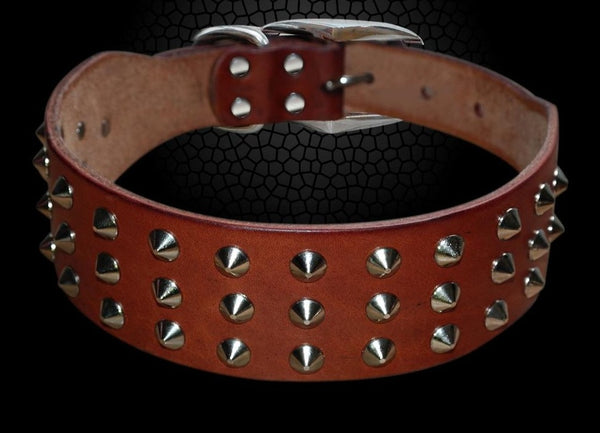 Load image into Gallery viewer, Leather Rivet Collar