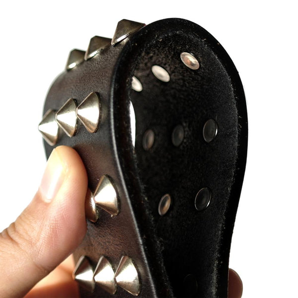 Load image into Gallery viewer, Leather Rivet Collar