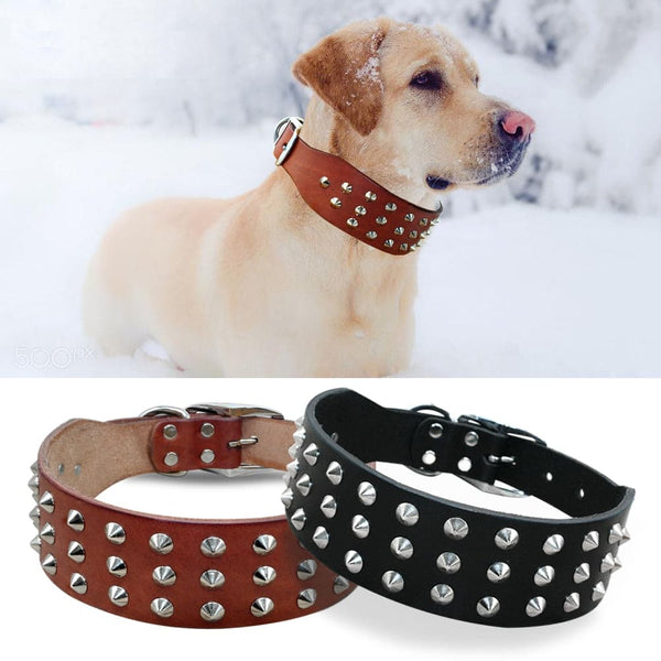 Load image into Gallery viewer, Leather Rivet Collar