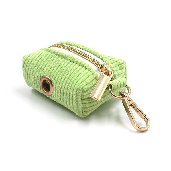 Load image into Gallery viewer, Corduroy Crush Lime - Leash, Poop Bag Holder & Personalised Collar