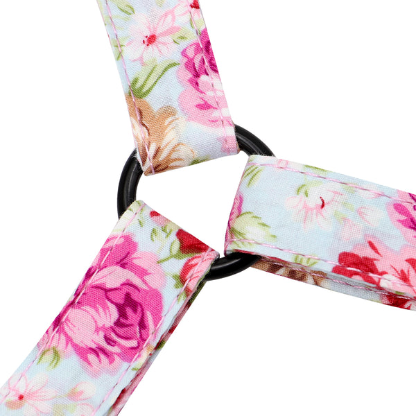 Load image into Gallery viewer, Spring Floral Bow Harness