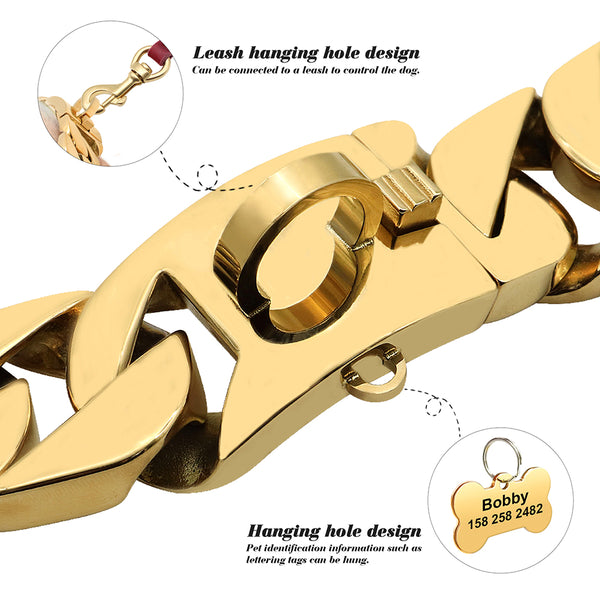 Load image into Gallery viewer, P.I.M.P Chain - Personalised Collar