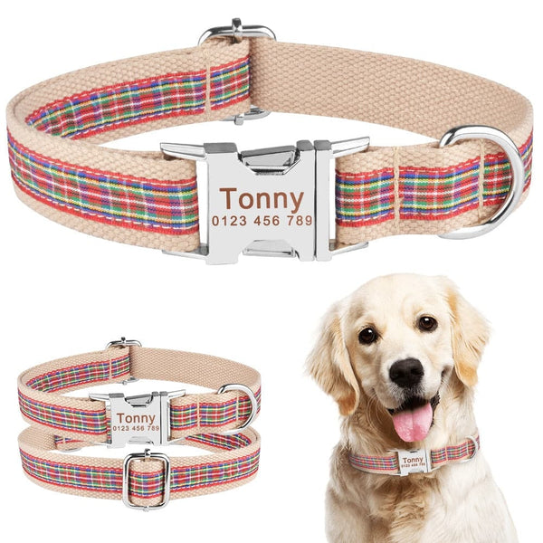 Load image into Gallery viewer, Picnic Red - Personalised Collar