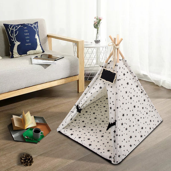 Load image into Gallery viewer, Tee Pee Tent Pet Bed