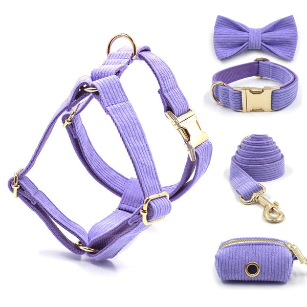 Load image into Gallery viewer, Corduroy Crush Lavender - Personalised Harness