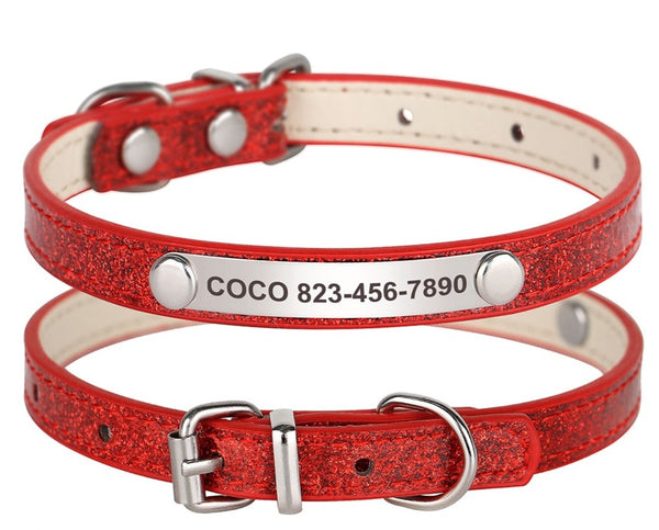 Load image into Gallery viewer, Slimline Sparkle - Personalised Collar