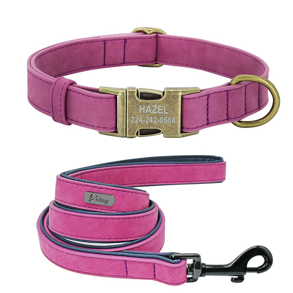 Load image into Gallery viewer, Vintage Bronze - 2 Piece Set - Leash & Personalised Collar