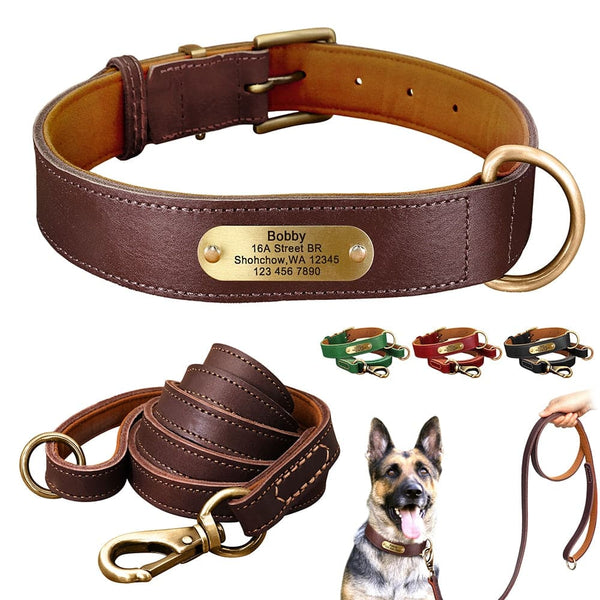 Load image into Gallery viewer, Diesel Leather - Leash & Personalised Collar