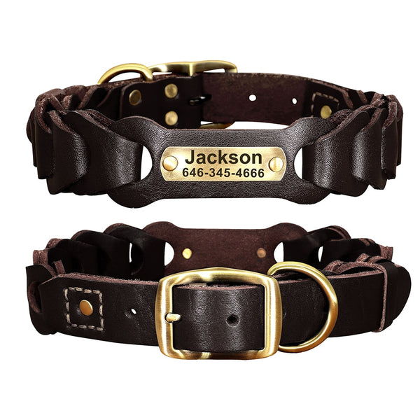 Load image into Gallery viewer, Leather Link - Personalised Collar