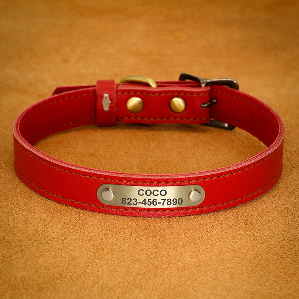 Load image into Gallery viewer, Satin Leather - Personalised Collar
