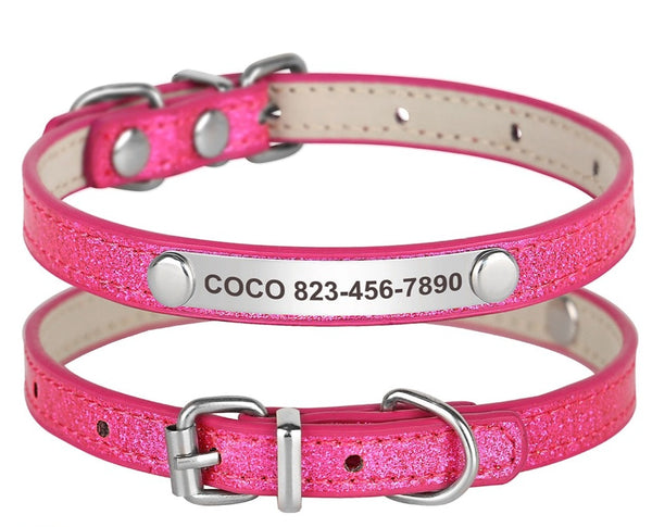 Load image into Gallery viewer, Slimline Sparkle - Personalised Collar