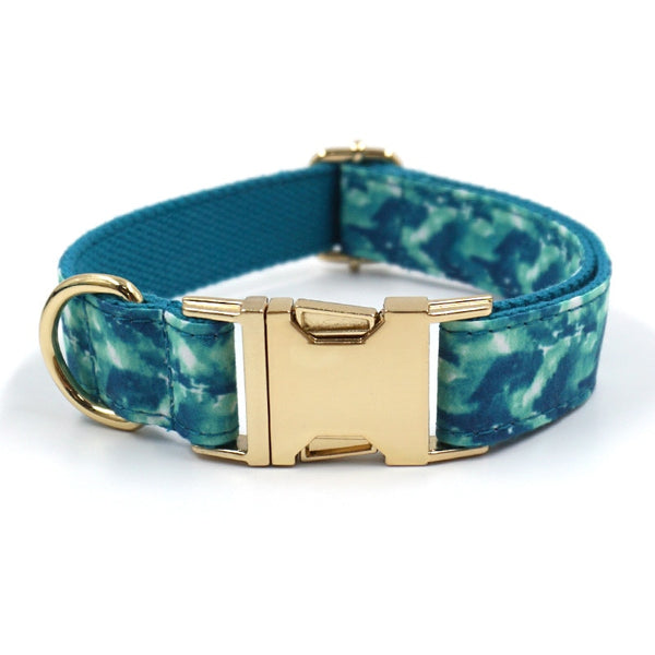 Load image into Gallery viewer, Sea Glass Sets - Harness, Leash, Poop Bag Holder and Collar