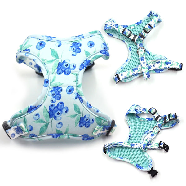 Load image into Gallery viewer, Blueberry Dreamz - Harness, Leash, Poop Bag Holder and Collar
