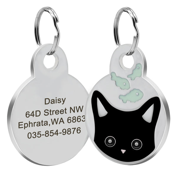 Load image into Gallery viewer, Glow Fish Pet Tag - Personalised Engraving