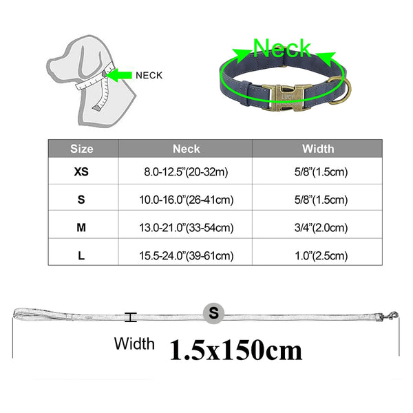 Load image into Gallery viewer, Vintage Bronze - 2 Piece Set - Leash & Personalised Collar