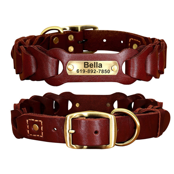 Load image into Gallery viewer, Leather Link - Personalised Collar