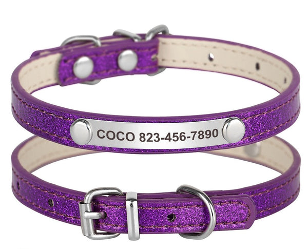 Load image into Gallery viewer, Slimline Sparkle - Personalised Collar