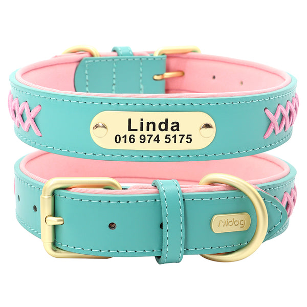 Load image into Gallery viewer, Colour Plait Gold Limited - 2 Piece Set - Leash & Personalised Collar